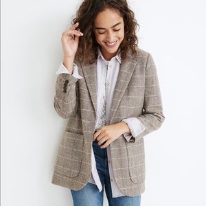 Madewell Larsen Blazer in Plaid - Small